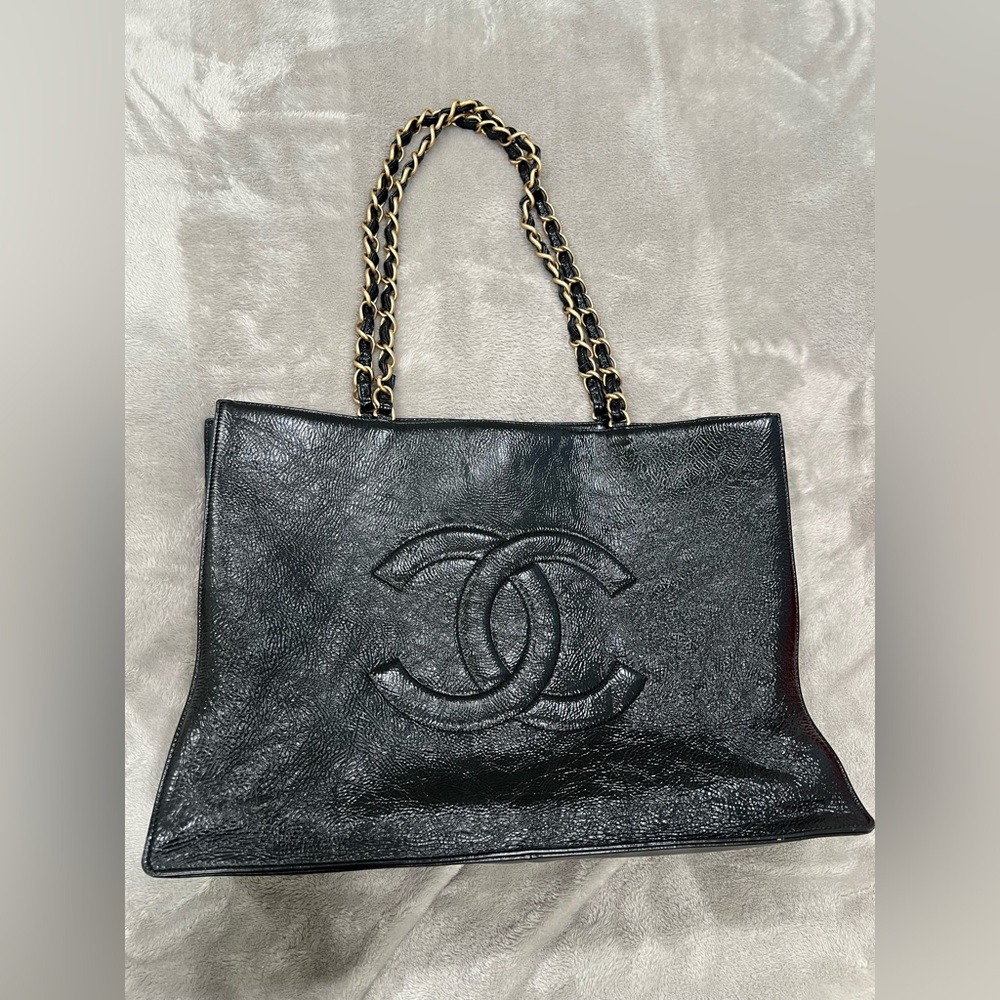 CHANEL Paris-31 Rue Cambon Timeless CC Large Shopper Bag Shiny Aged Calfskin - Picture 2 of 6